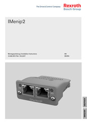 Bosch Rexroth IMenip2 Installation Instructions Manual