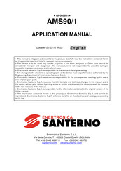 Santerno AMS90/1 Applications Manual