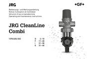 GF JRG CleanLine Combi 1370.025 Operating And Maintenance Instructions Manual
