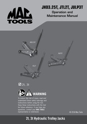 MAG TOOLS JULP3T Operation And Maintenance Manual