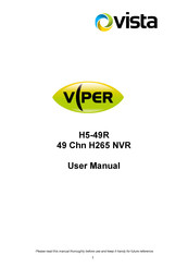 Vista Viper H5-49R User Manual