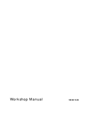 Jonsered Front Rider FR13 Workshop Manual