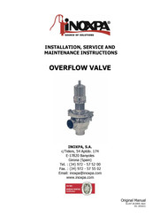 INOXPA 74700 Installation, Service And Maintenance Instructions