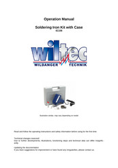 Wiltec 61106 Operation Manual