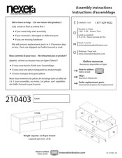 NEXERa 210403 Assembly Instructions Manual