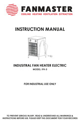 Fanmaster IFH-3 Instruction Manual