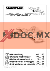 Multiplex FunJET 21 4213 Building Instructions