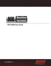 Ross NK RCP-NKM User Manual
