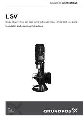 Grundfos LSV Series Installation And Operating Instructions Manual