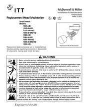 ITT 158S-M-MD-HD Installation & Maintenance Instructions Manual