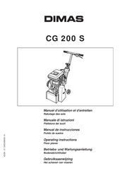Dimas CG 200 S Operating Instructions Manual