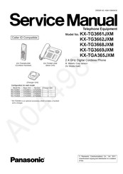 Panasonic KX-TG3662JXM Service Manual