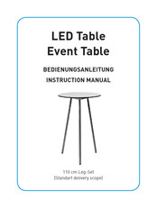 JUFLO LED Table Instruction Manual
