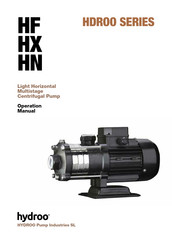 HYDROO HX Operation Manual