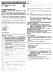 Conrad 40 99 73 Operating Instructions Manual