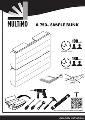 Multimo A 750 SIMPLE BUNK Assembly Instructions Manual
