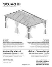 Sojag Four Seasons 500-6160222 Assembly Manual