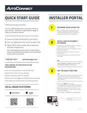 AutoConnect AC202 Quick Start Manual