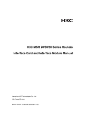 H3C MIM-8E1 Manual