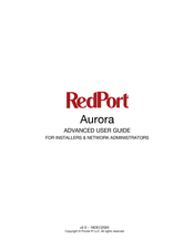Pivotel RedPort Aurora Advanced User Manual For Installers & Network Administrators