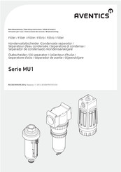 Aventics MU1 Series Operating Instructions Manual