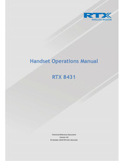 RTX 8431 Operation Manual