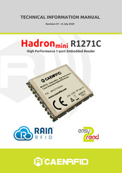 Caen RFID Hardon mini R1271C Technical Information Manual