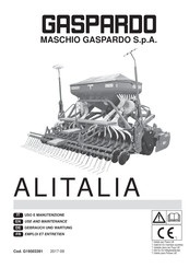 Gaspardo ALITALIA Use And Maintenance