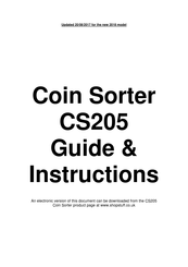 Shopstuff CS205 Manual And Instructions