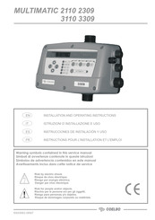Coelbo MULTIMATIC 2110 Installation And Operating Instructions Manual