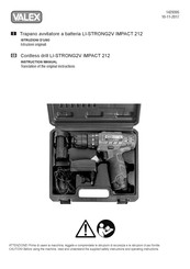 Valex LI-STRONG2V IMPACT 212 Instruction Manual