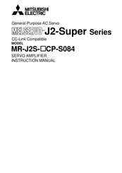 Mitsubishi Electric MR-J2S-40CP-S084 Instruction Manual