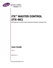 Belden Grass Valley iTX Master Control User Manual