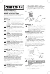 Craftsman Versatrack Instruction Manual