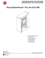 Ricoh StreamPunch Pro Operation & Instruction Manual