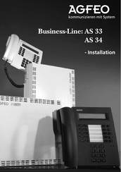 AGFEO AS 34 Installation Manual