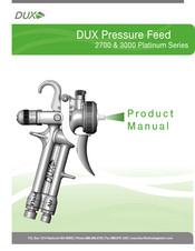 Dux Platinum 2700 Series Product Manual