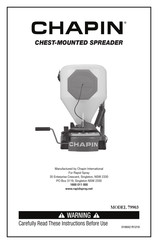 Rapid Spray CHAPIN 79903 Instructions Manual