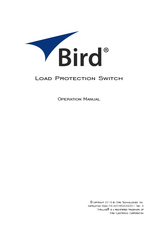 BIRD 8640A930-1 Operation Manual