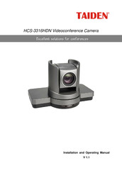 Taiden HCS-3316HDN Installation And Operating Manual