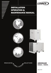 Lennox AIRCOOLAIR KNCK 76D Installation, Operation & Maintenance Manual