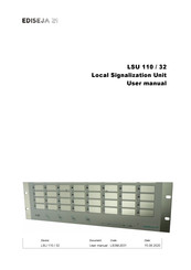Ediseja 21 LSU 110/32 User Manual