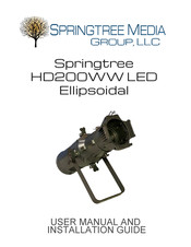 Springtree HD200WW LED User Manual And Installation Manual