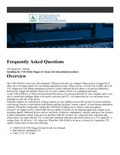 Measurement Computing USB 1024ls Frequently Asked Questions Manual