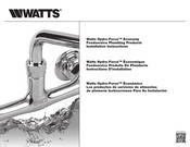 Watts Hydro-Force LFPRSH-BV Installation Instructions Manual