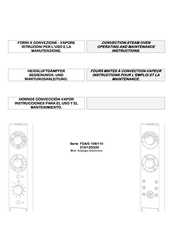 Furnotel FDE-220 Operating And Maintenance Instructions Manual