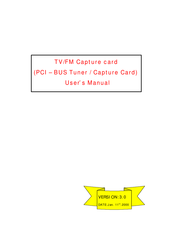 Acorp TV/FM Capture cardT User Manual