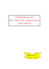 Acorp TV/FM Capture cardTF User Manual