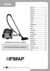 Fimap NANO 230V Use And Maintenance Manual