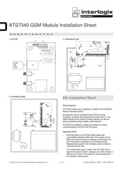Interlogix ATS7340 Installation Sheet